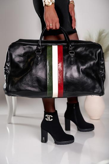 Genuine leather bag Eden, black