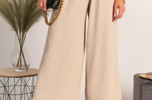 Elegant long pants Cedona, beige
