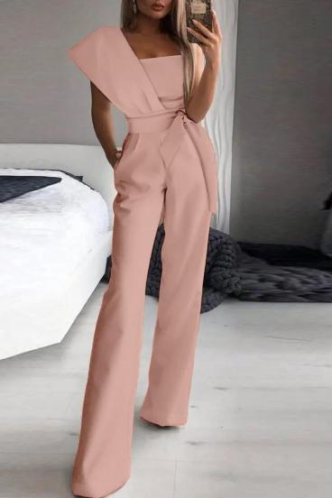 Elegant jumpsuit Chia, pink