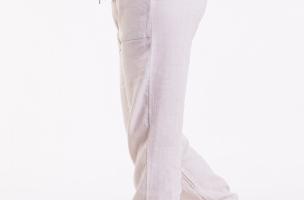 LONG TROUSERS WITH POCKETS AND ELASTIC AT THE WAIST AMORY, BEIGE
