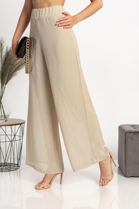 Elegant long pants Verona, beige