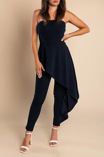 Elegant jumpsuit Ema, dark blue
