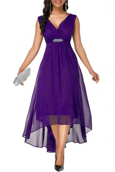 Elegant midi dress Graciana, violet