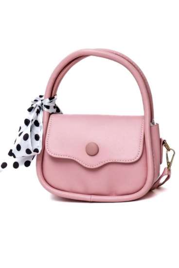 Small bag with bow, ART2261, pink