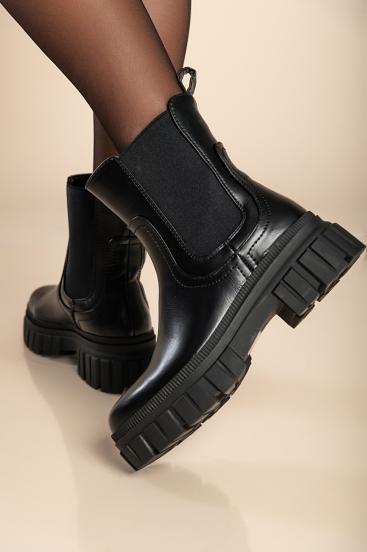 Ankle boots, U9AAX90066, black
