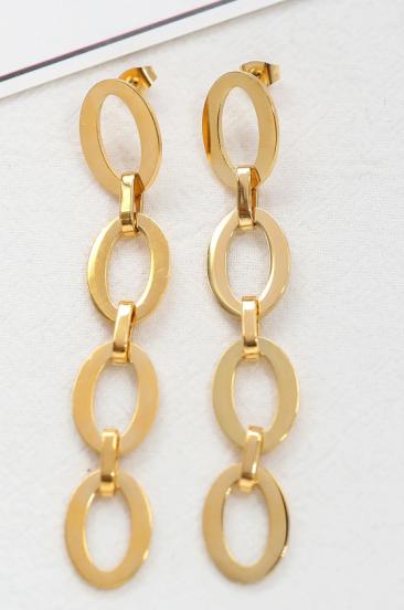 Elegant earrings, ART2115, gold