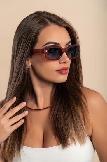 Fashion sunglasses, ART9, burgundy