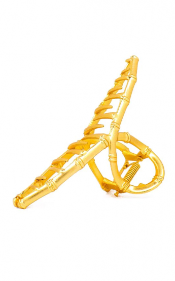 Hair clip, gold color