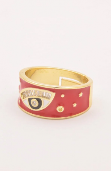 Elegant ring, ART534, red