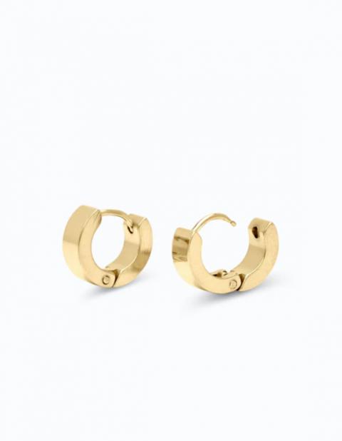 Mini earrings, gold color