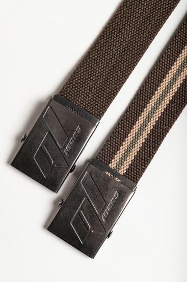 Set of two belts, multicolored.