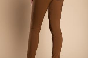 Elegant long trousers Soarisa, brown