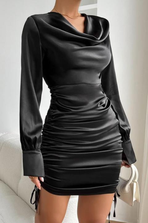 Elegant mini dress, black