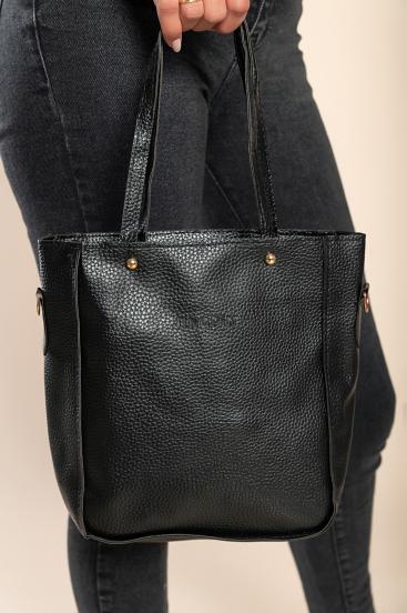4-Piece Purse and Handbag Set, Black