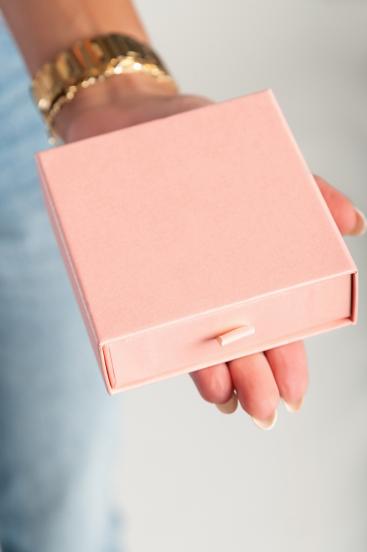 Jewelry storage box, pink