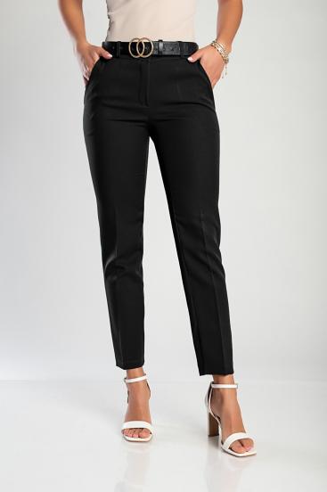 Elegant long pants, black