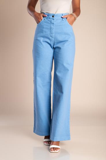 Wide leg jeans, light blue