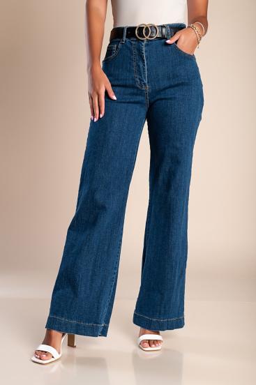 Wide leg jeans, blue