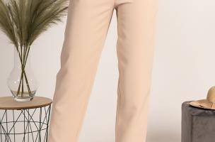 Elegant long pants Matehuala, beige