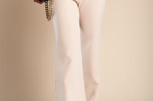 Elegant long pants Culiacan, beige