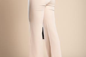 Elegant long pants Cosala, beige