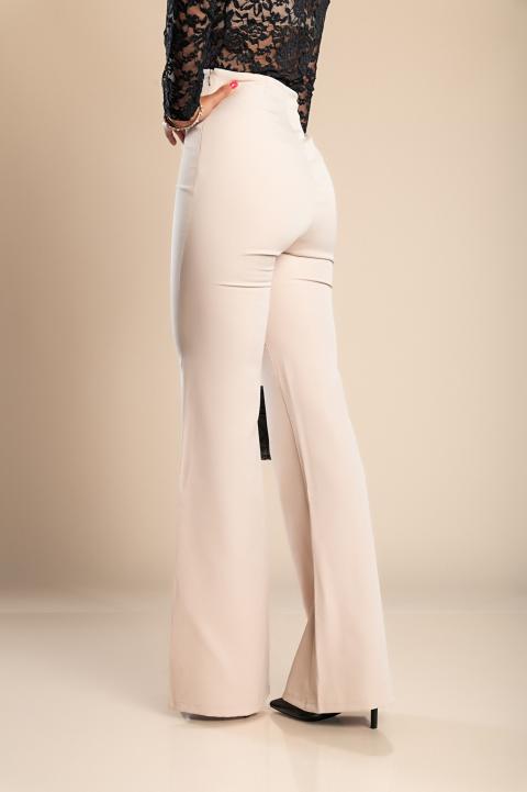 Elegant long pants Cosala, beige
