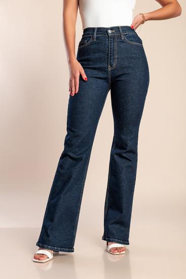 "Luxe jeans" Super stretch high waist flare jeans full length