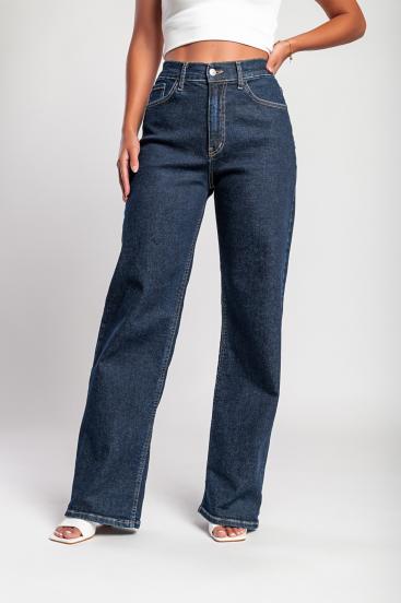 "Luxe jeans" Super stretch high waist wide leg jeans
