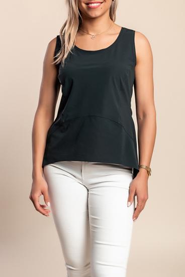 Sleeveless top, olive
