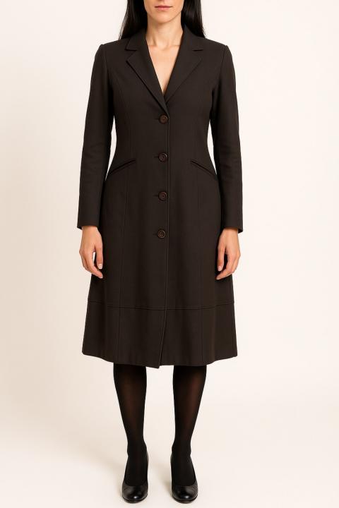 Buttoned jacket, brown