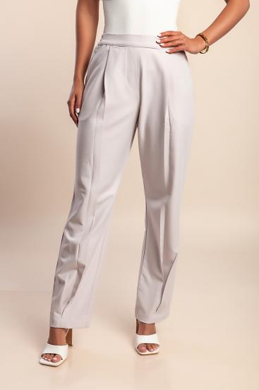 Elegant trousers, beige