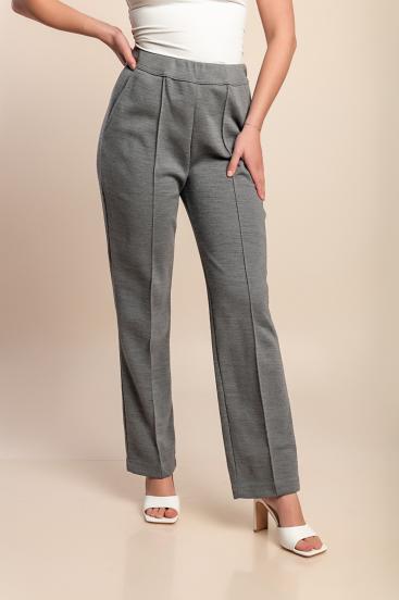Plus size pants, gray