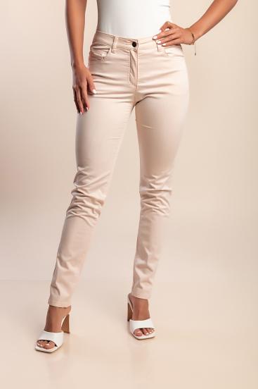 Cotton trousers, apricot