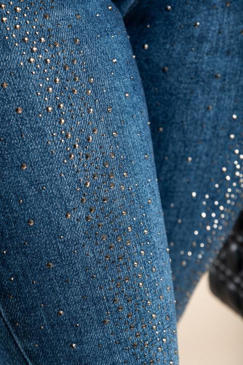 Sequined Skinny Jeans Albeda, Blue