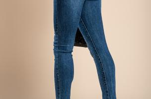 Sequined Skinny Jeans Albeda, Blue