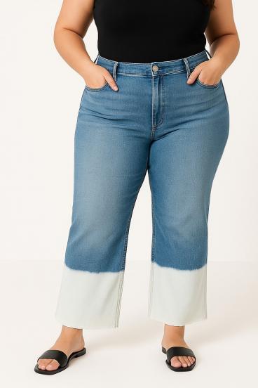 Plus size jeans, light blue
