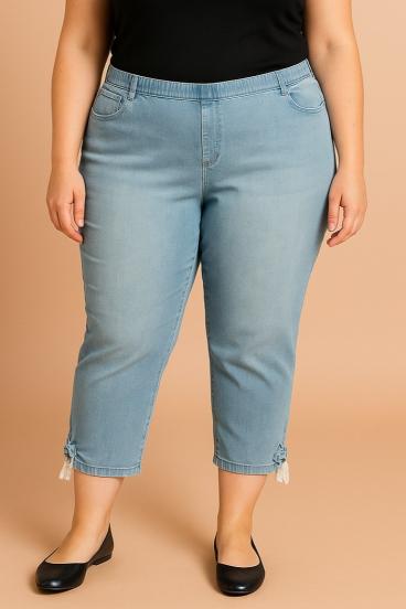 Plus size jeans, light blue