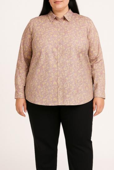 Plus size shirt, pink