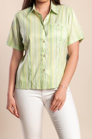 Striped shirt, light green