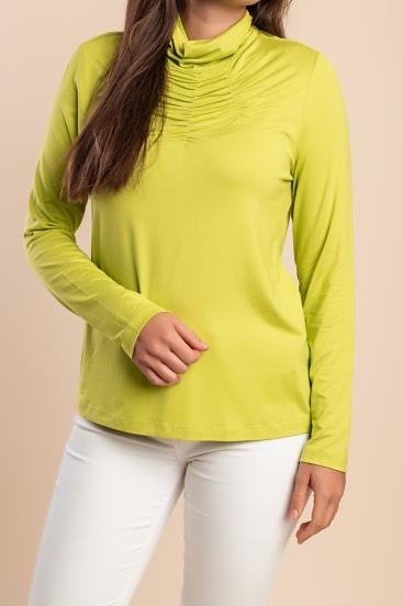 Turtleneck top, Green