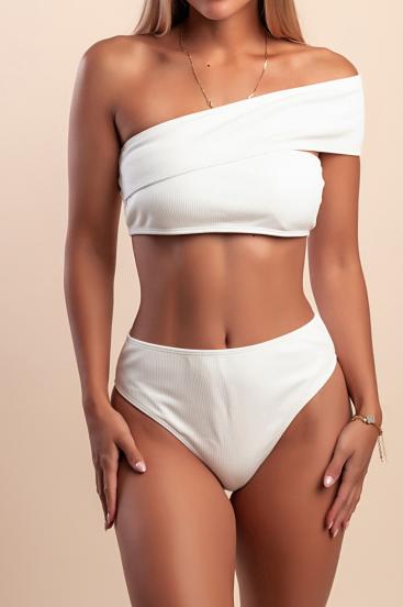 Two-piece swimsuit, white
