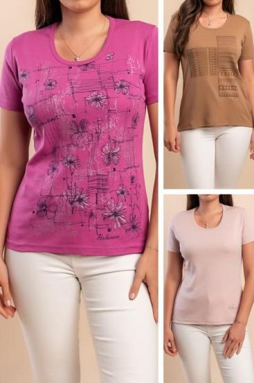 Set of three T-shirts, various colors