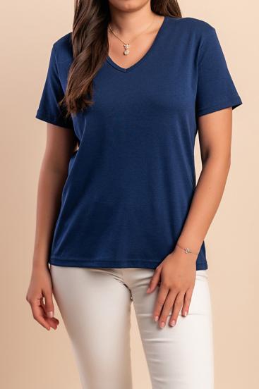 Cotton T-shirt, blue