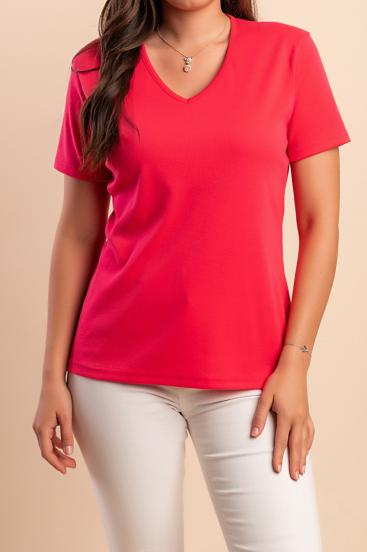 Cotton T-shirt, pink