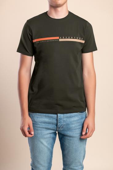 Men's Cotton T-Shirt, Olive