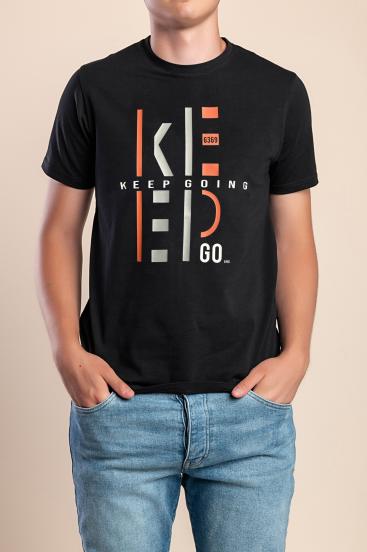 Men's Cotton T-Shirt, Black