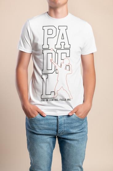 Men's cotton t-shirt, white