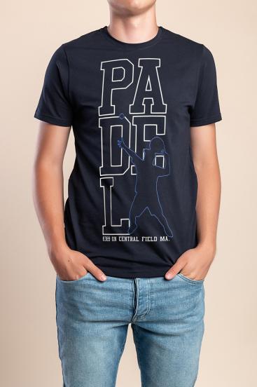 Men's Cotton T-Shirt, Dark Blue
