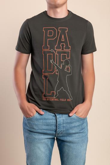 Men's cotton t-shirt, olive