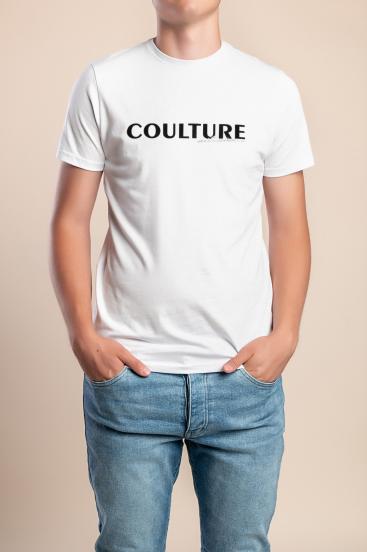 Men's cotton t-shirt, white